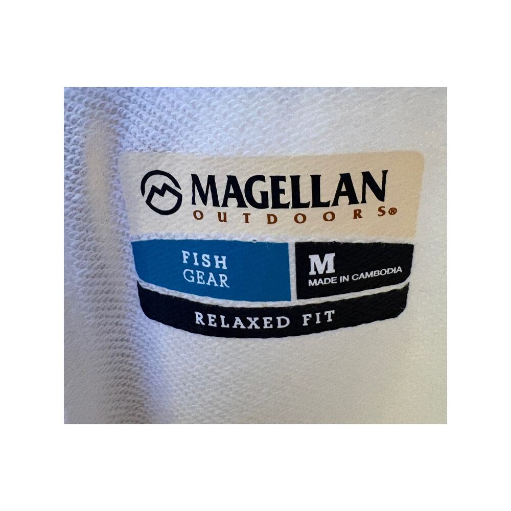 White Magellan Relaxed Fit Cotton Pants Sz Medium NWOT - Picture 7 of 8